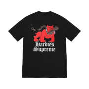 Supreme x Hardies Dog T-Shirt Black - 23SS