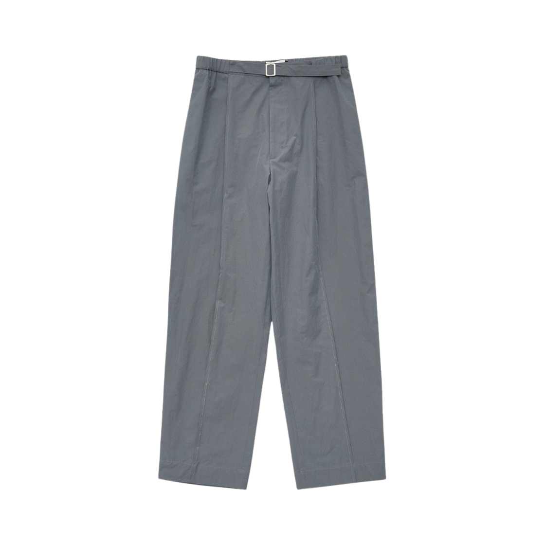 아모멘토 벨티드 턱 밴딩 팬츠 차콜(Amomento Belted Tuck Banding Pants Charcoal)