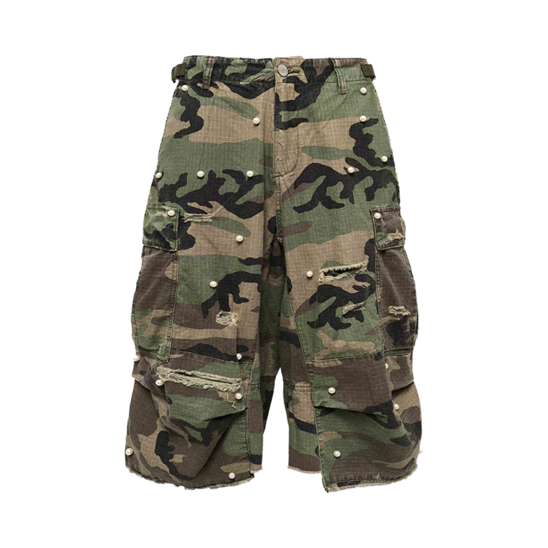 25SS-1200PR STEEPC Pearl camouflage bermuda pants