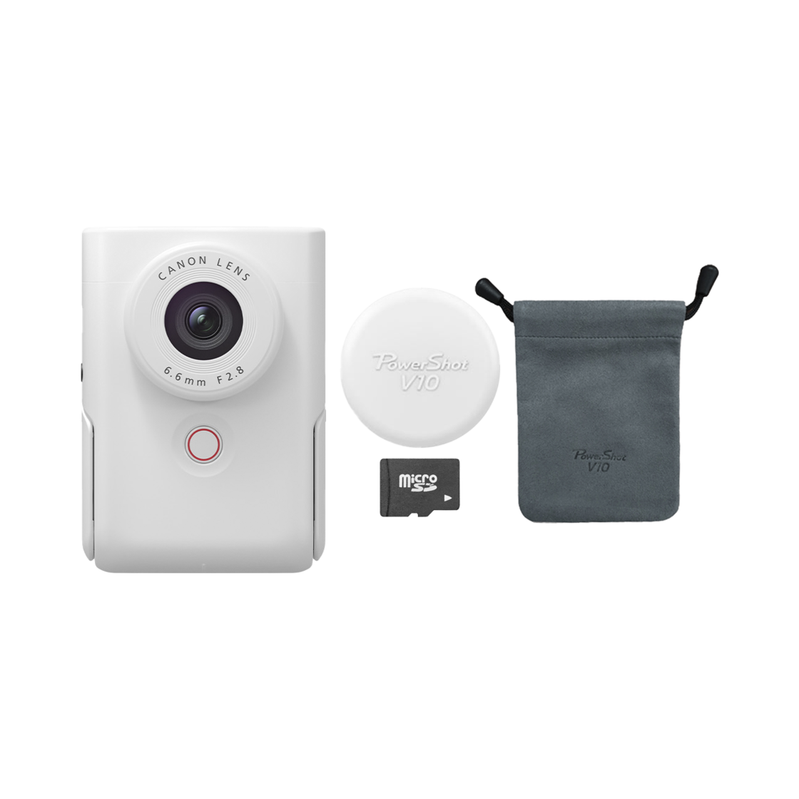 캐논 파워샷 V10 화이트 패키지 (32GB SD/파우치/렌즈캡)(Canon PowerShot V10 White Pack)