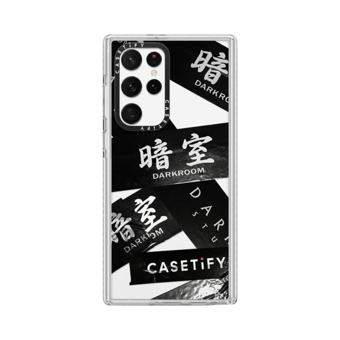 케이스티파이 x 다크룸 스튜디오 테이프 임팩트 갤럭시 케이스 클리어 프로스트 화이트(Casetify x Darkr8m Studio Tape Impact Galaxy Case Clear Frost White) - 4