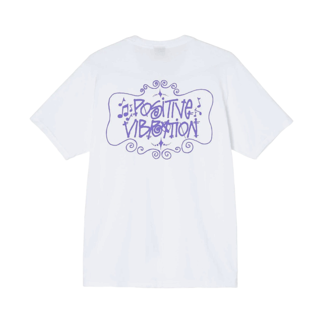 스투시 포지티브 바이브레이션 티셔츠 화이트(Stussy Positive Vibration T-Shirt White) - 1