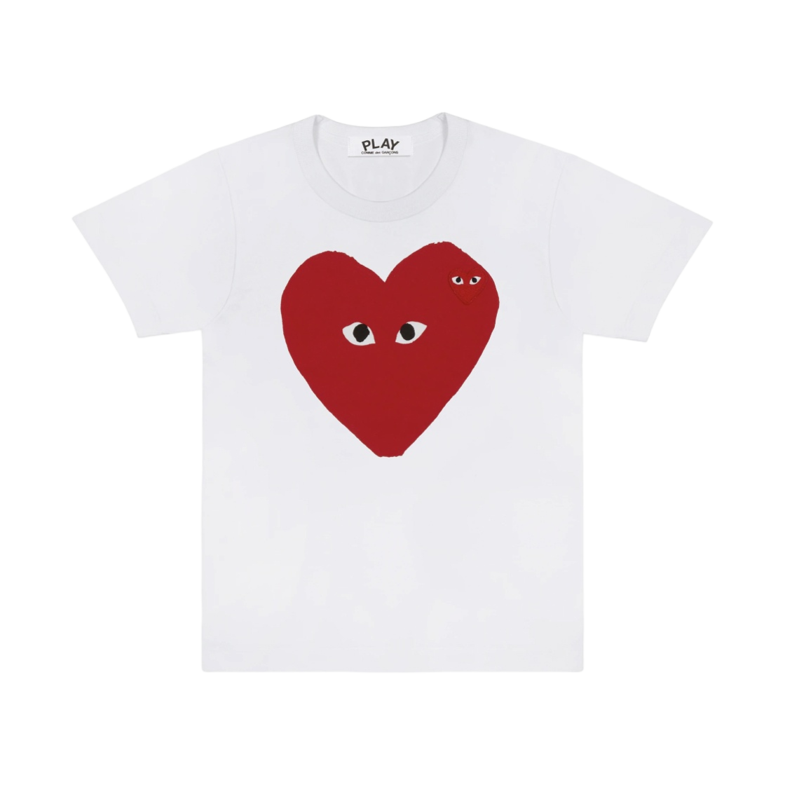 AZ-T220-051-1 Play Comme des Garcons Red Heart T-Shirt White