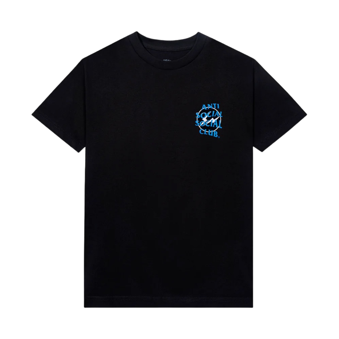 안티 소셜 소셜 클럽 x 프라그먼트 프레셔스 페탈 티셔츠 블랙 블루(Anti Social Social Club x Fragment Precious Petals T-Shirt Black Blue) - 2