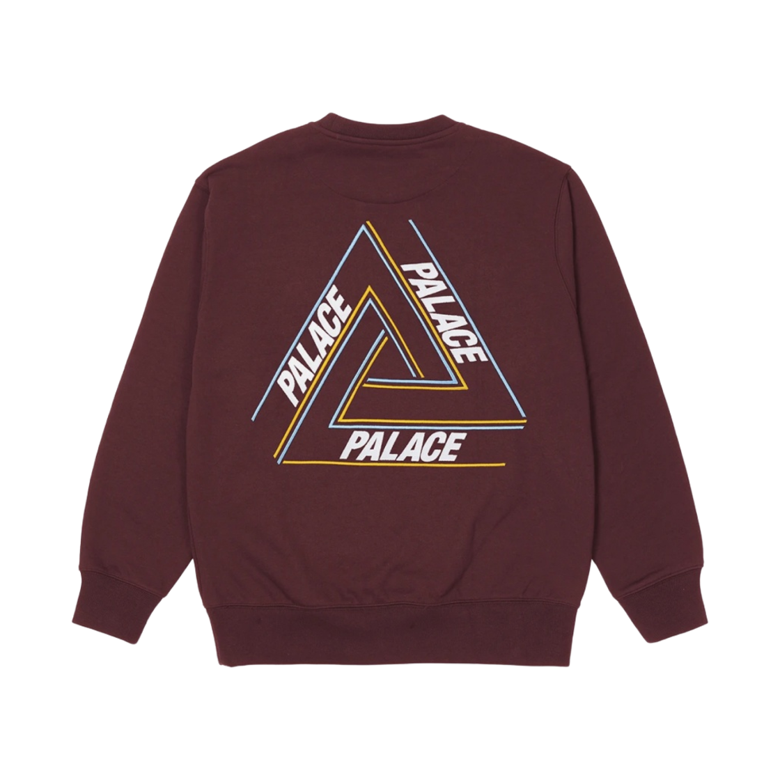 팔라스 베이지컬리 어 트라이퍼그 크루넥 버건디 - 21FW(Palace Basically A Tri-Ferg Crew Burgundy - 21FW) - 1