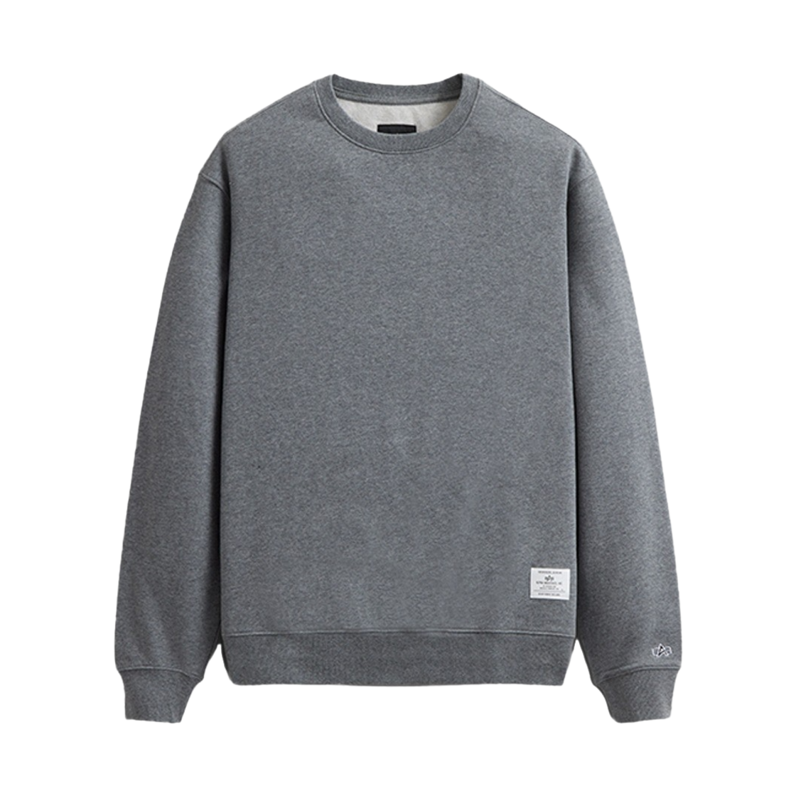 AI24I1000024MCH ALPHA INDUSTRIES Essential French Terry Crewneck Medium Charcoal Heather