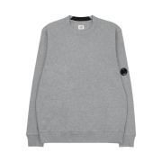 C.P. Company Diagonal Raised Fleece Sweatshirt Grey Melange - 22FW