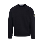 Stone Island 66360 Old Treatment Crewneck Sweatshirt Black - 23SS
