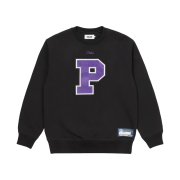 Palace Varsity Applique Crew Black - 22FW