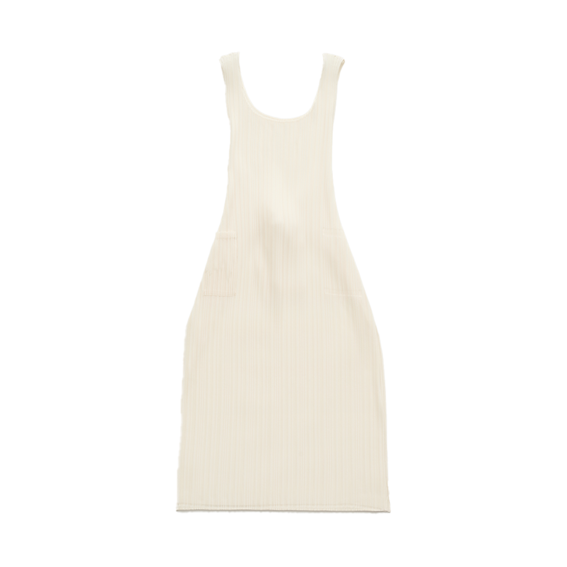 FV25B_OP01IV000 FARVEN Pleats Layered Dress Ivory