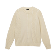Stussy Patchwork Sweater Natural