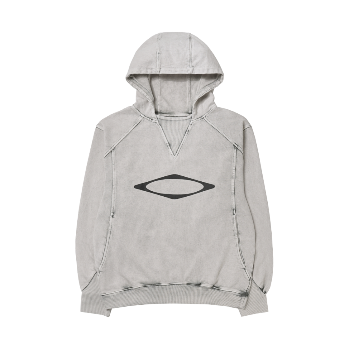 ●MISCHIEF●BLEACHED PULL-OVER HOODIE フーディ 韓国人気 ブラック（黒）系 MISCHIEF(ミスチーフ) パーカー・フーディ