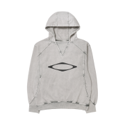 (W) Mischief Bleached Pullover Hoodie Bleached Khaki