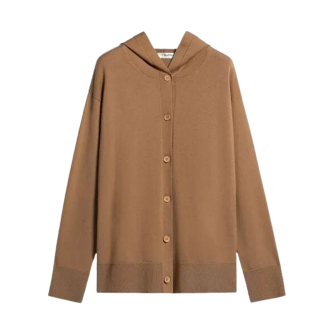 PORDOI-003 (W) S Max Mara Pordoi Hoodie Cardigan Camel