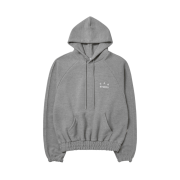 IAB Studio Herringbone Hoodie Gray White