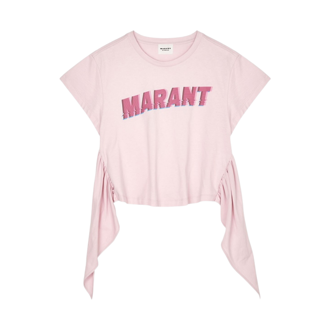 (W) 이자벨 마랑 조디아 코튼 티셔츠 라이트 핑크 - 23SS((W) Isabel Marant Zodya Cotton T-Shirt Light Pink - 23SS) - 1