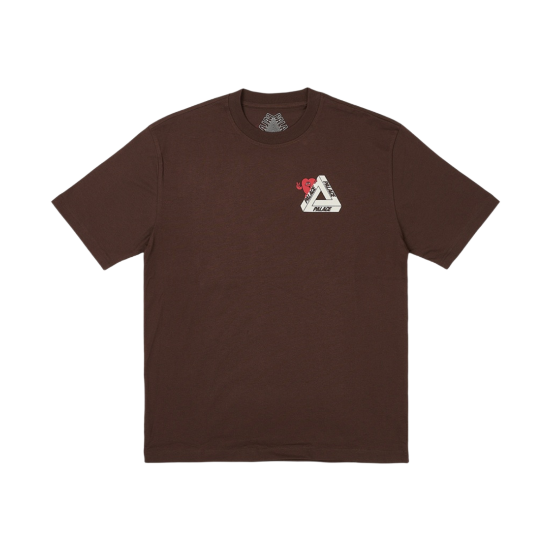 팔라스 트라이하트 티셔츠 나이스 브라운 - 24SS(Palace Tri-Hearts T-Shirt Nice Brown - 24SS) - 2