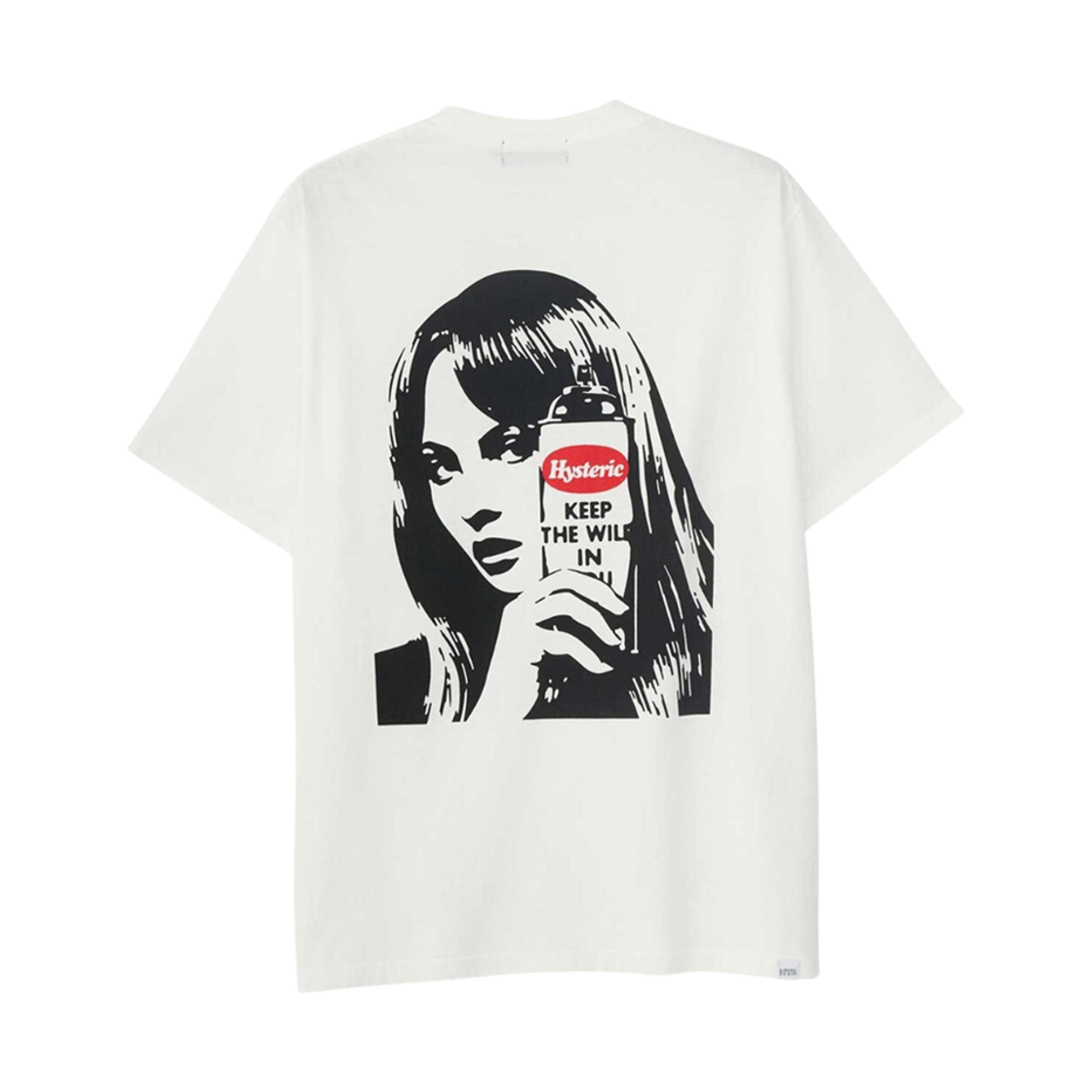HYSTERIC GLAMOUR - GRAFFITI GIRL Tシャツ ⁄ ホワイト | Tempt