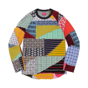 Supreme Patchwork Jacquard L/S Top Multicolor - 23SS