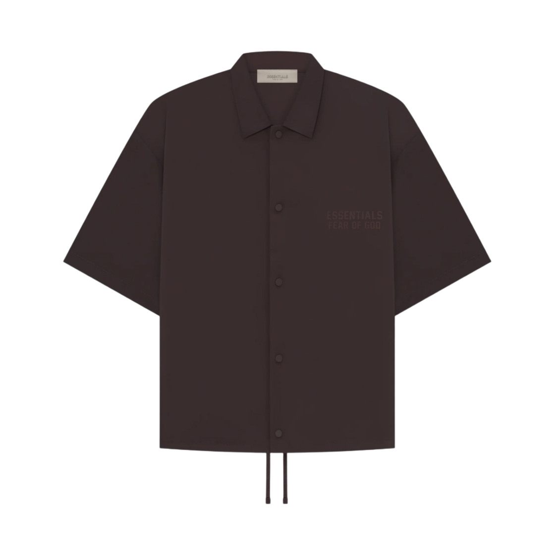 에센셜 숏슬리브 나일론 셔츠 플럼 - 23SS(Essentials SS Nylon Shirt Plum - 23SS) - 1