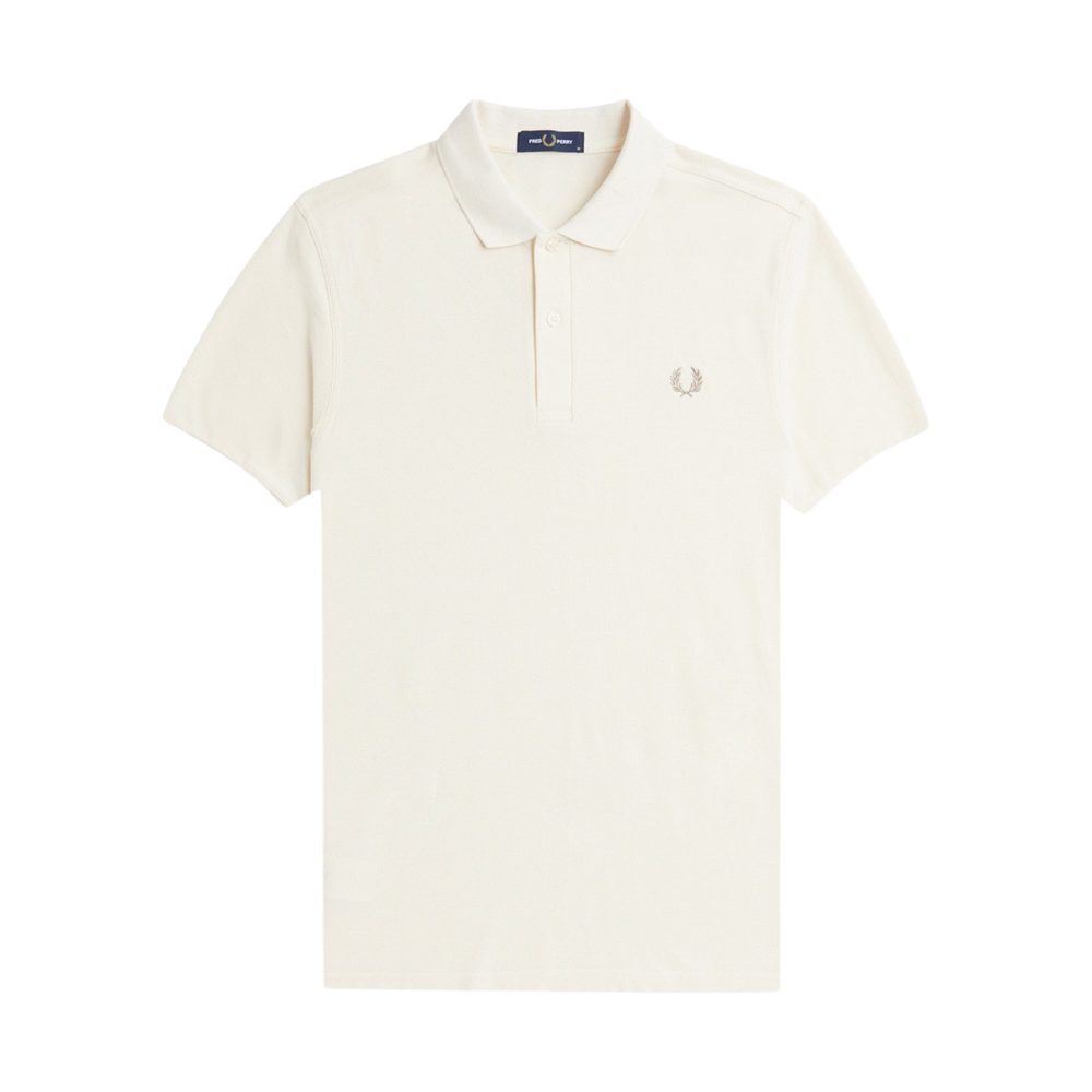 AFPM2416000-V37 Fred Perry M6000 Plain Fred Perry Shirt Ecru/Warm Stone