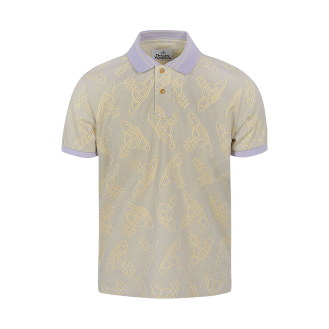 비비안 웨스트우드 클래식 폴로 스트라이프 칼라 라벤더(Vivienne Westwood Classic Polo Stripe Collar Lavender) - 1