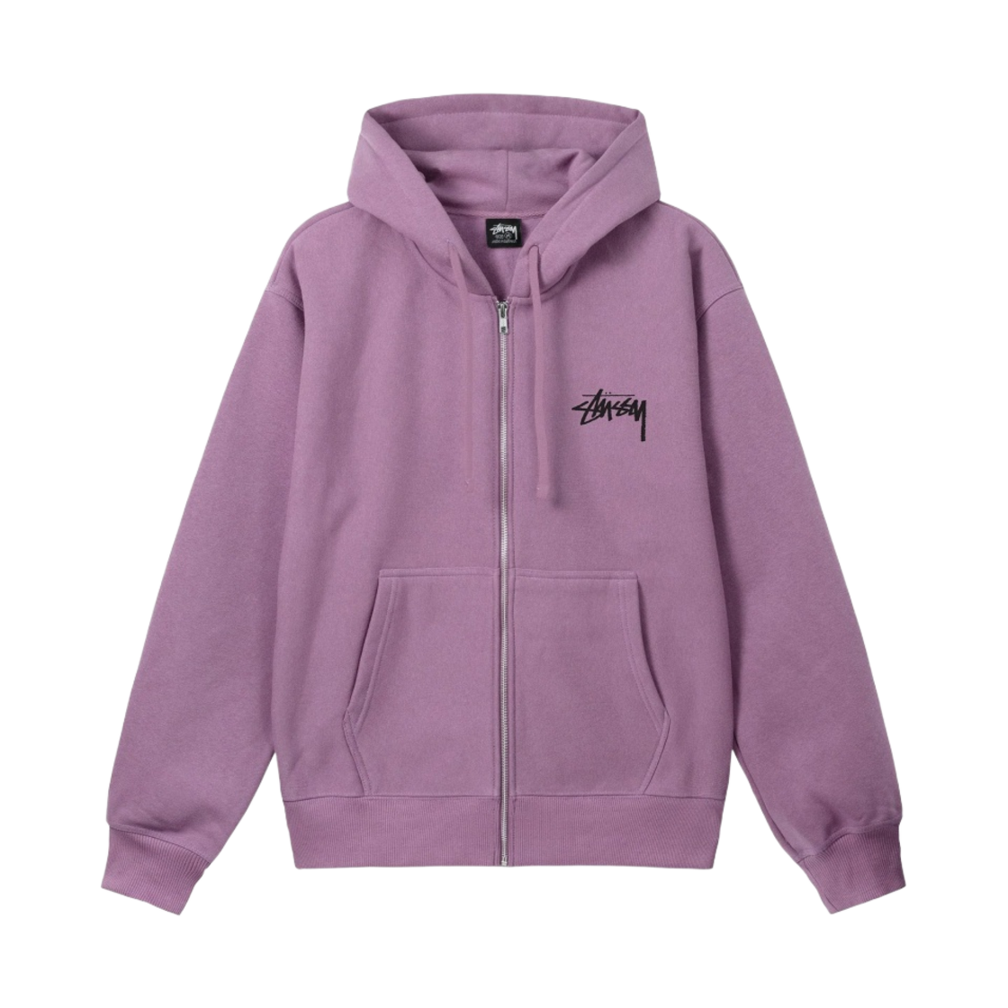 스투시 클럽 크라운 후드 집업 오키드(Stussy Club Crown Zip Hoodie Orchid) - 2
