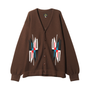 Needles V-Neck Chimayo Cardigan Brown