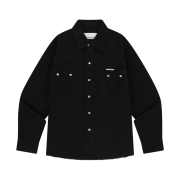 Thevinylhouse Corduroy Western Shirts Black