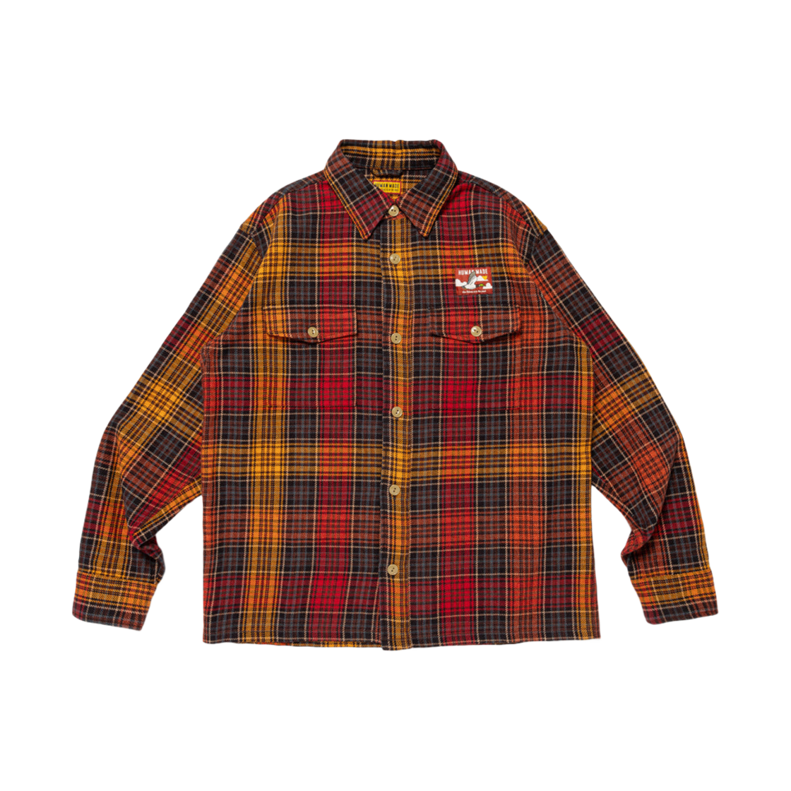 휴먼 메이드 체크 셔츠 레드(Human Made Check Shirt Red) - 2