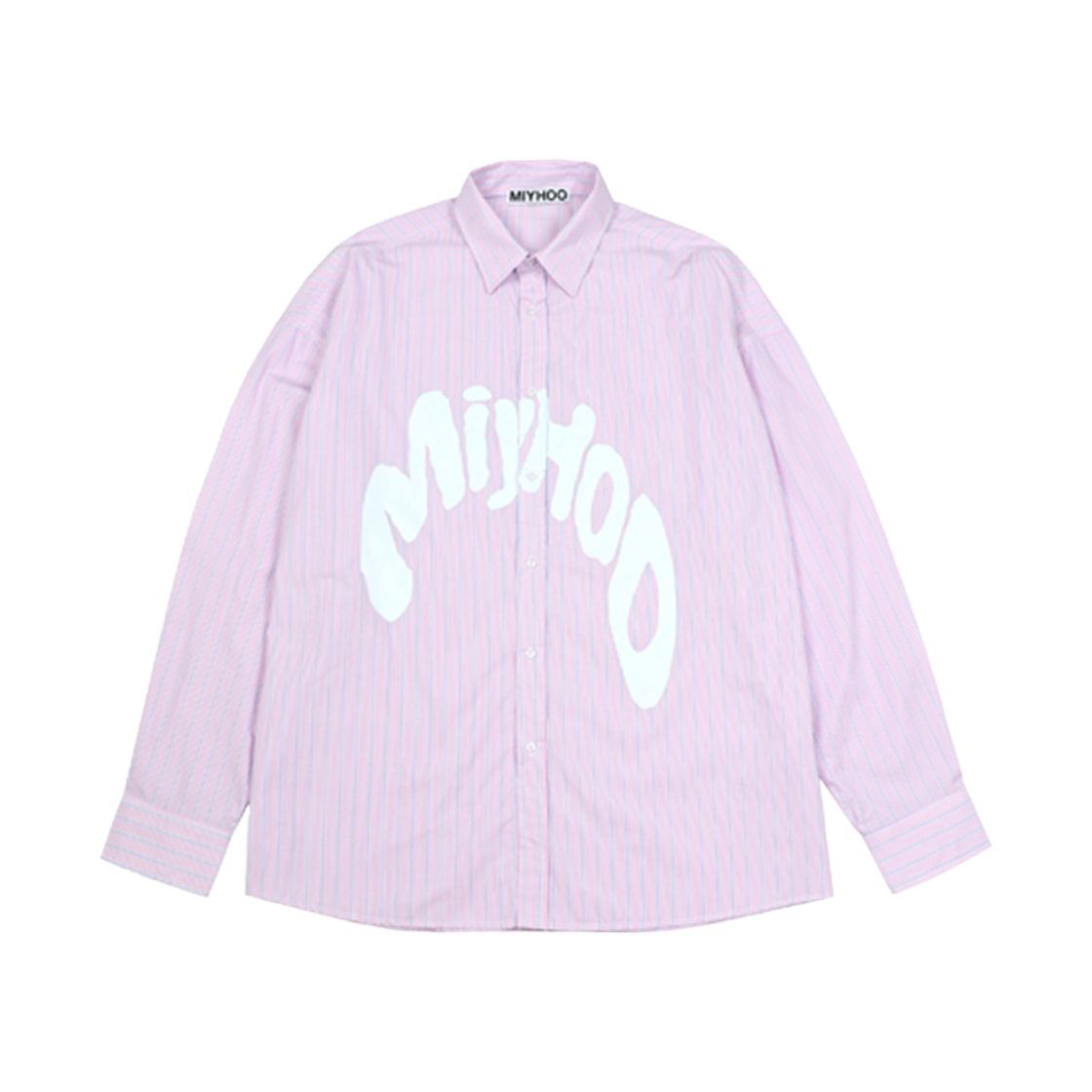 미와이후 스트라이프 셔츠 핑크(Miyhoo Stripe Shirts Pink)