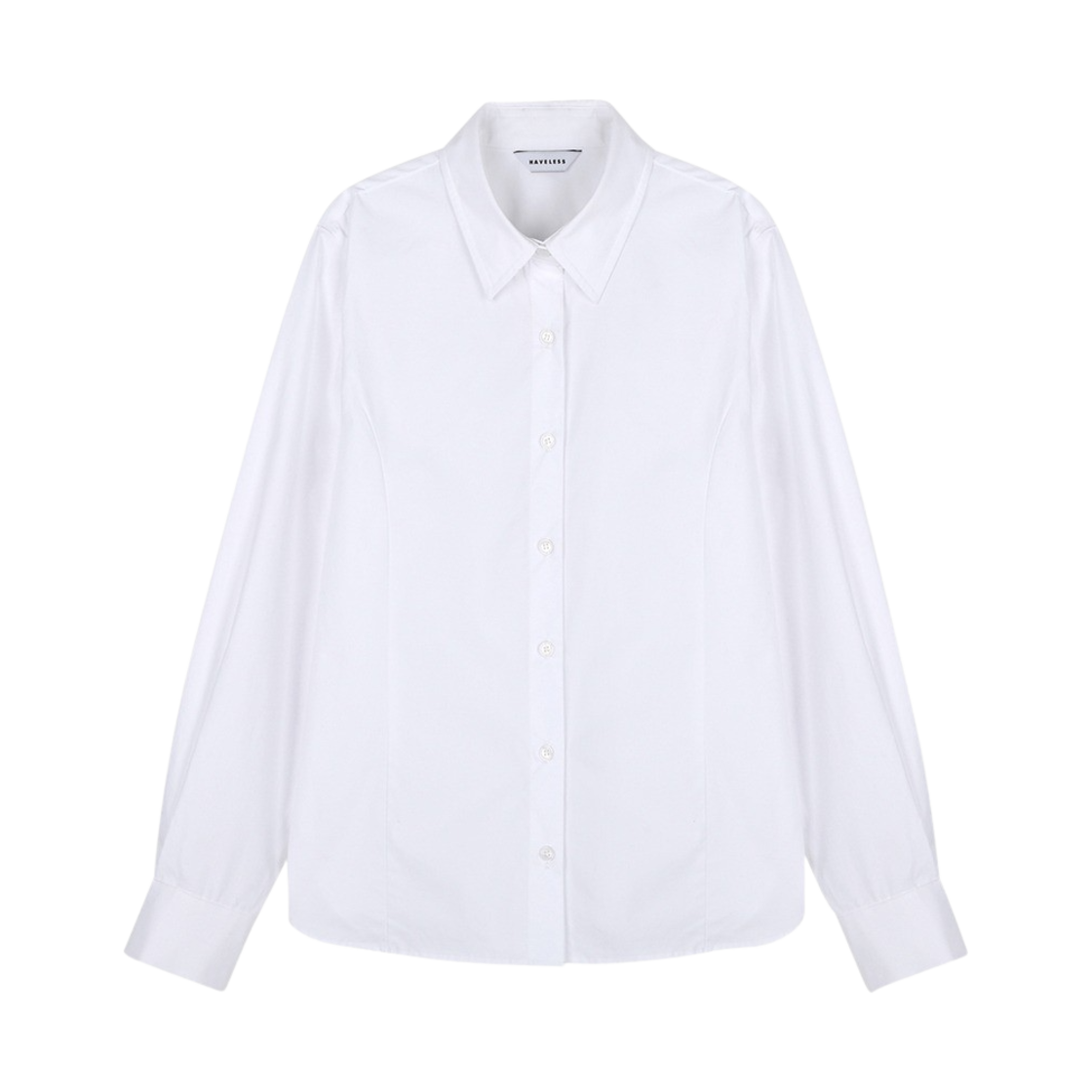 해브레스 우먼 베로나 클래식 코튼 셔츠 화이트(Haveless Women Verona Classic Cotton Shirt White)