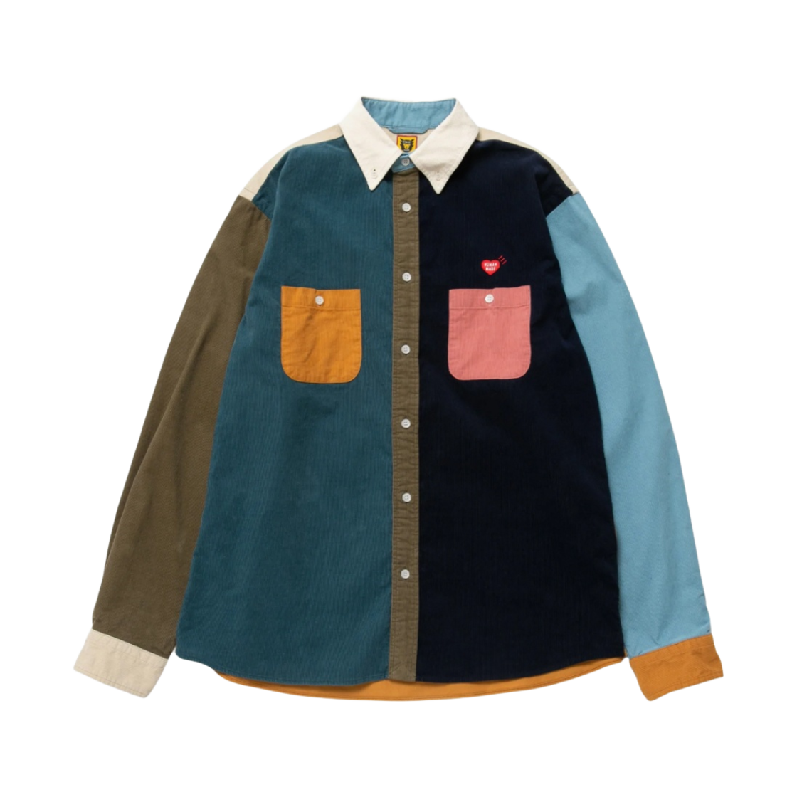 휴먼 메이드 크레이지 코듀로이 셔츠 블루(Human Made Crazy Corduroy Shirt Blue) - 1