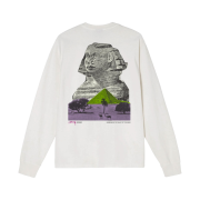 Stussy Sphinx Pigment Dyed LS T-Shirt Natural