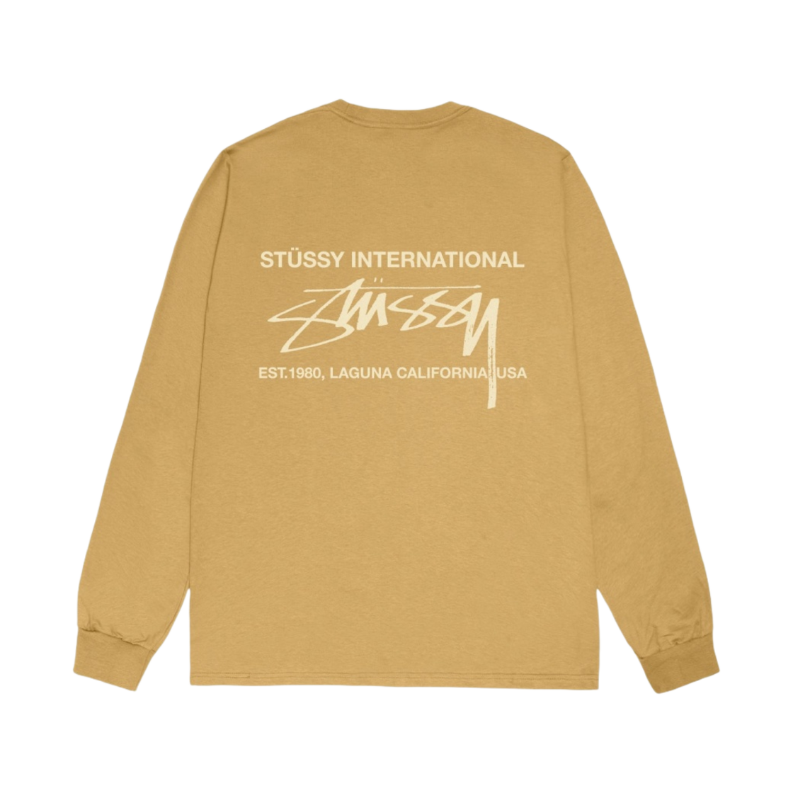 스투시 스무스 인터내셔널 롱슬리브 티셔츠 커리(Stussy Smooth International LS T-Shirt Curry) - 1