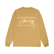 Stussy Smooth International LS T-Shirt Curry