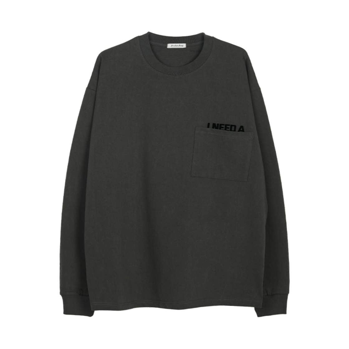 브로큰비트 포켓 긴팔 차콜(Broken Beat Pocket Long Sleeve Shirt Charcoal)
