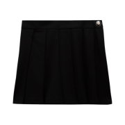 (W) Zara Box Pleat Skorts Black