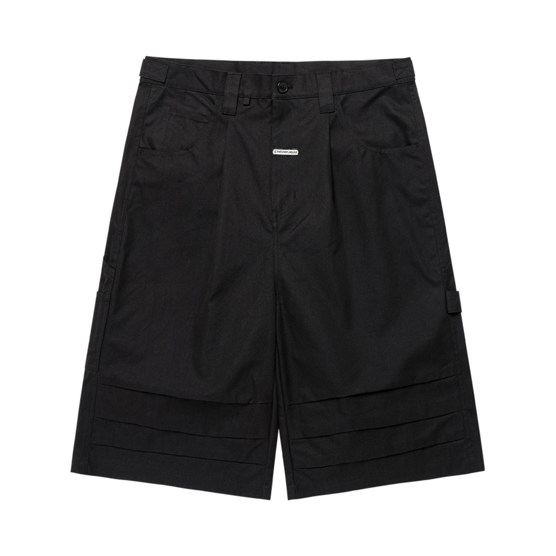 VH2FSUPA13ABK Thevinylhouse Three-Quarter Dart Pants Black