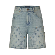 Louis Vuitton Denim Carpenter Shorts Stone Bleached Indigo