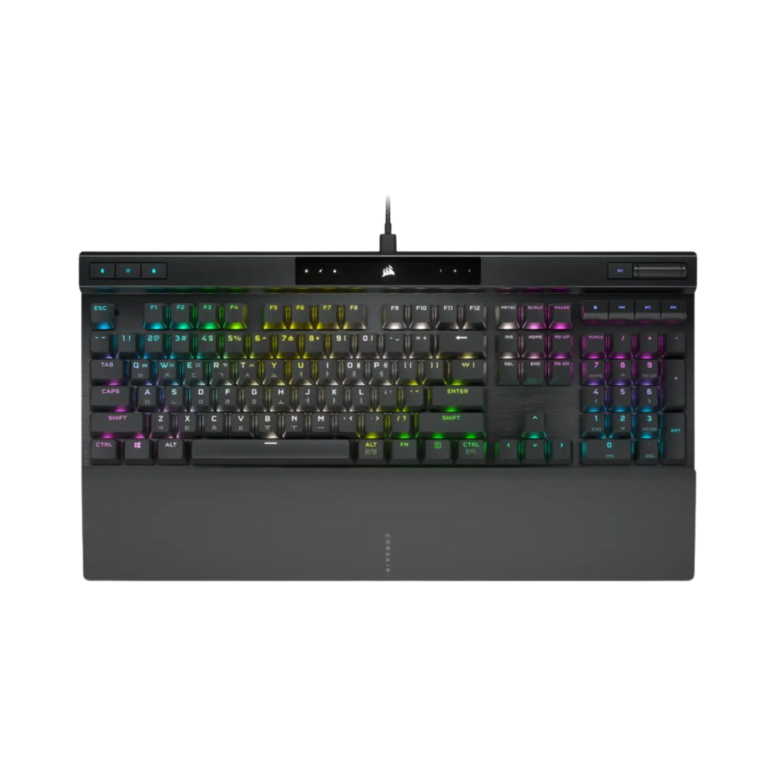 커세어 K70 RGB 프로 OPX 블랙 국문 자판 (국내 정식 발매 제품)(Corsair K70 RGB Pro OPX Black Korean Layout (Korean Ver.)) - 1