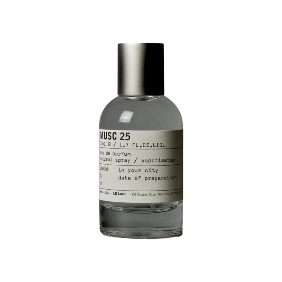 【LE LABO】 MUSC 25 50ml Musc 25 Los Angeles Le Labo perfumy - to perfumy dla kobiet