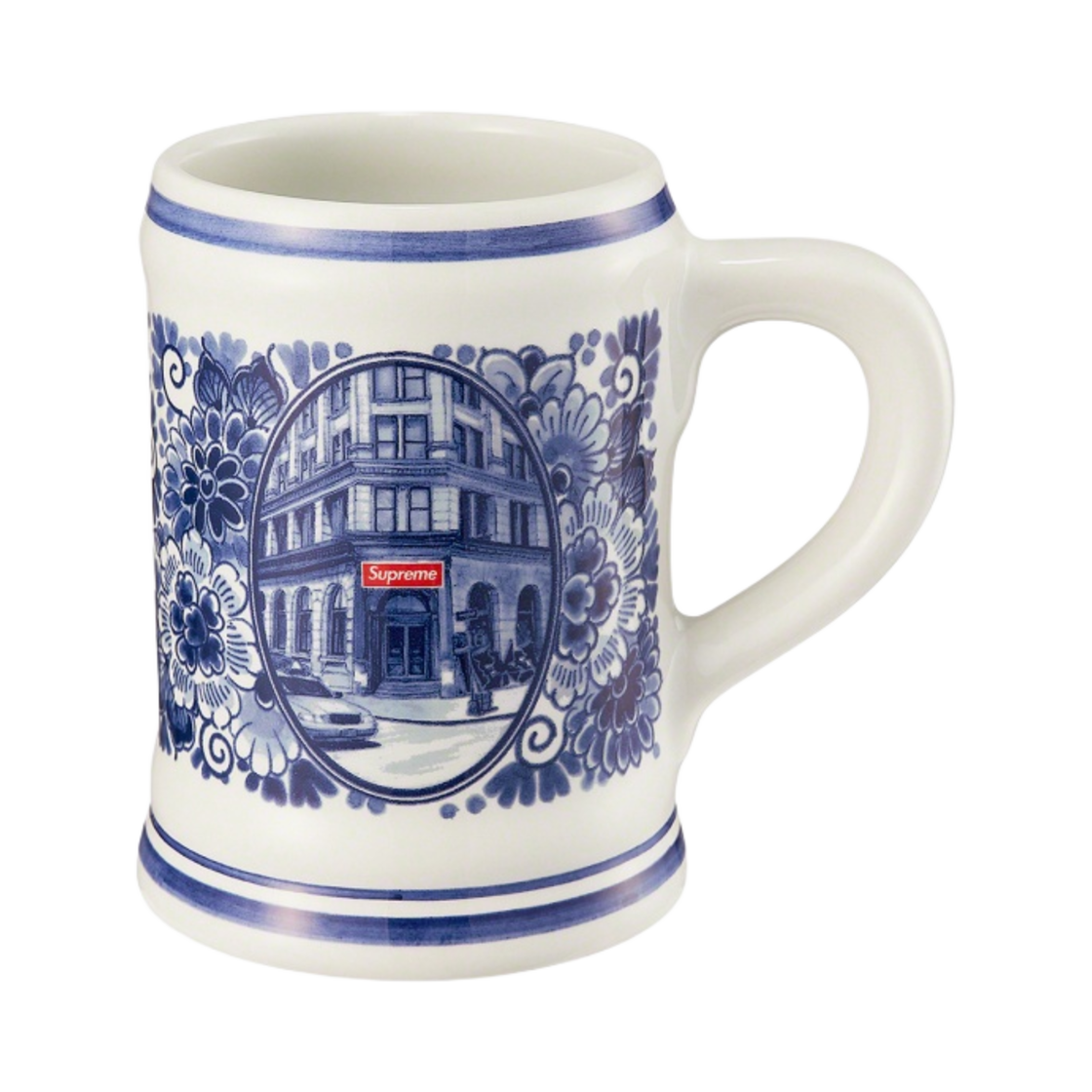 - Supreme x Royal Delft 190 Bowery Beer Mugs Blue - 21SS