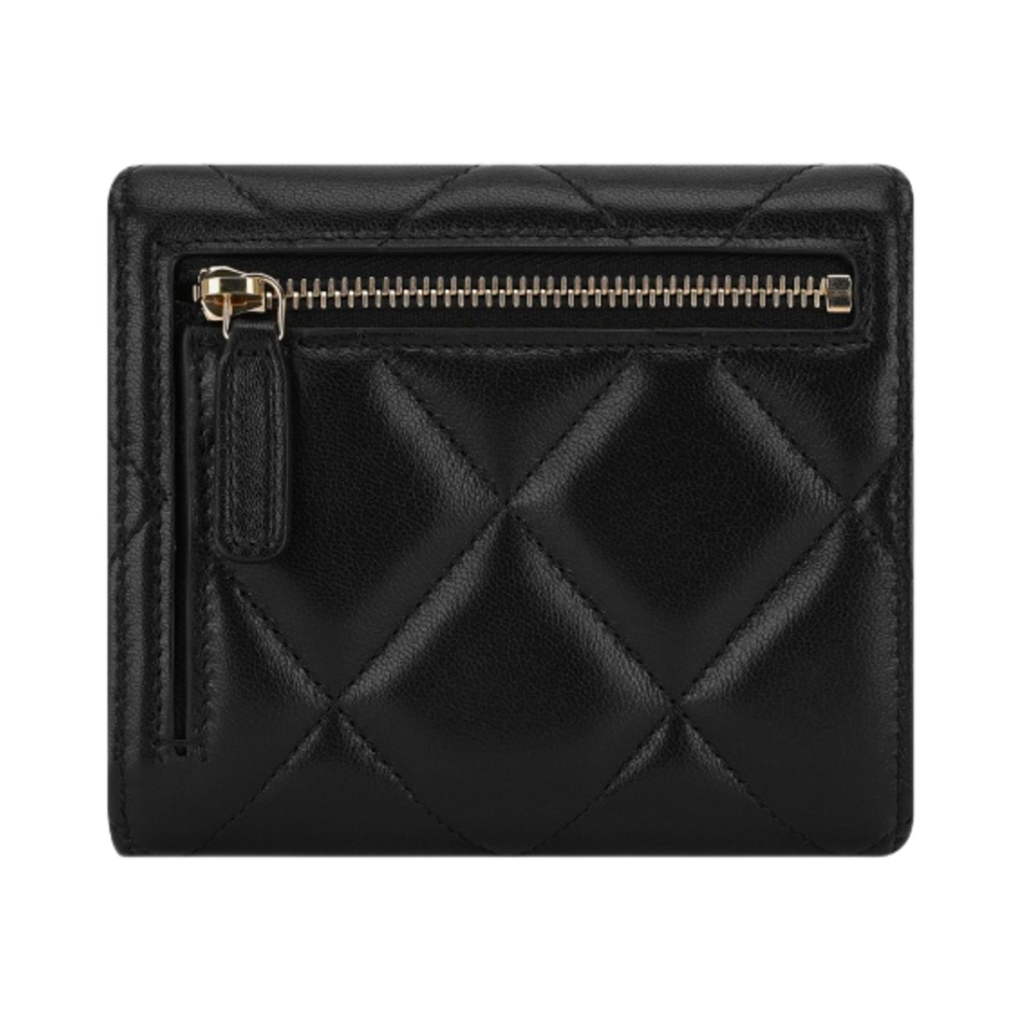 샤넬 19 스몰 플랩 지갑 램스킨 & 골드 메탈 블랙(Chanel Small 19 Flap Wallet Lambskin & Gold Black) - 3