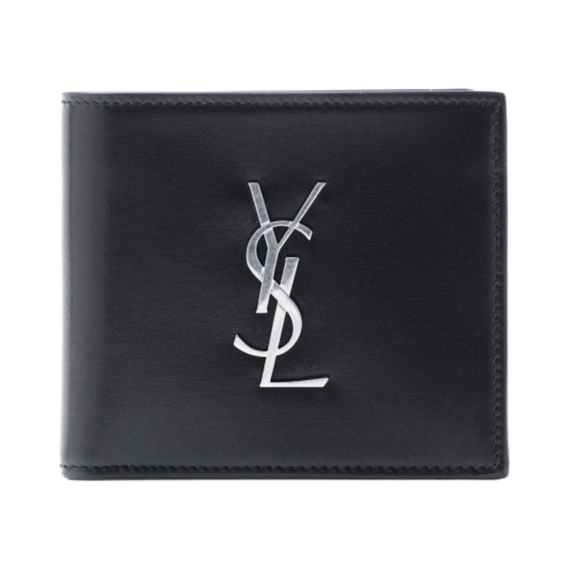 463249-0SX0E-1000 Saint Laurent East/West Monogram Wallet in Smooth Leather Black - 대표 이미지 #1