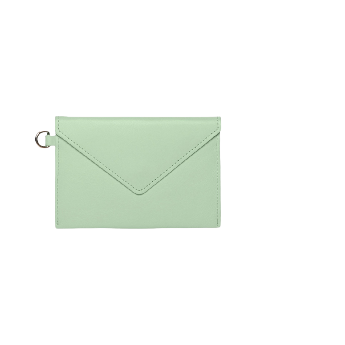 IU05528LC0025P322 Maison Kitsune Neck Envelope Wallet Mist Green