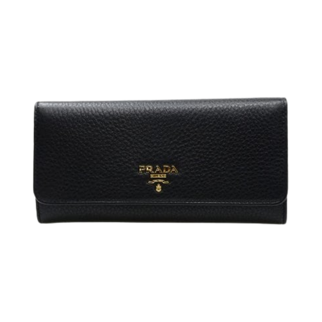 프라다 비텔로 로고 월렛 블랙(Prada Vitello Logo Wallet Black) - 1