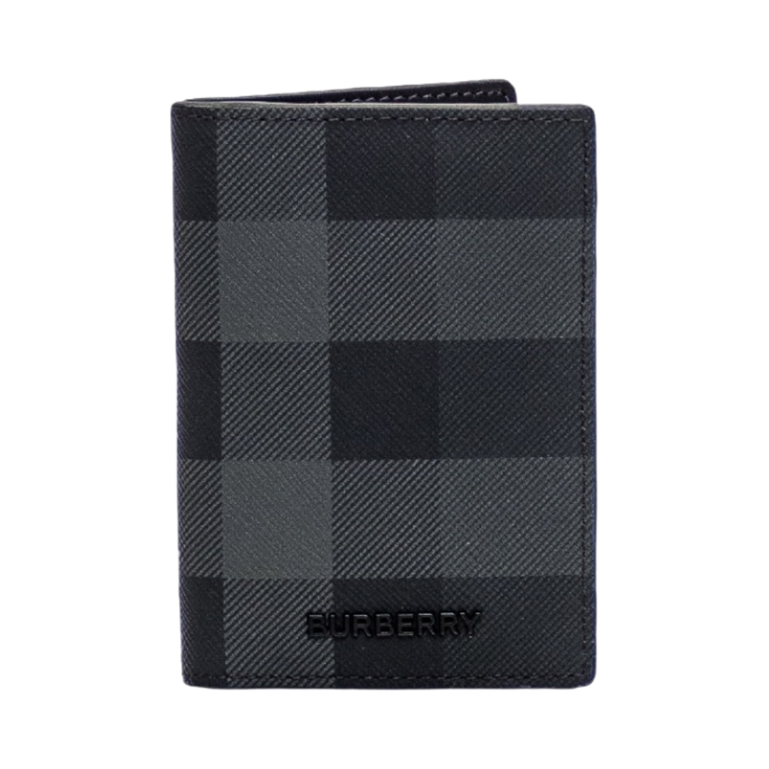 버버리 로고 체크 카드 케이스 차콜(Burberry Logo Check Card Case Charcoal)