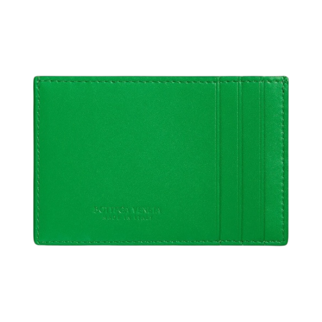 649597VBWD33724/748052VBWD33724 Bottega Veneta Credit Card Case Calfskin Parakeet - #2