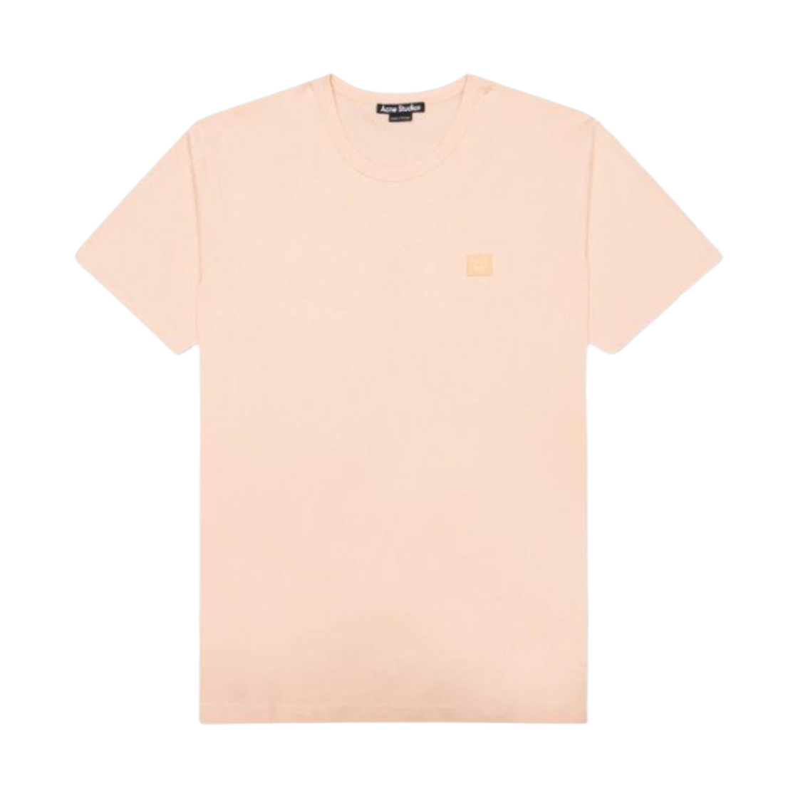 아크네 스튜디오 내쉬 페이스 크루넥 티셔츠 파우더 핑크(Acne Studios Nash Face Crewneck T-Shirt Powder Pink) - 1